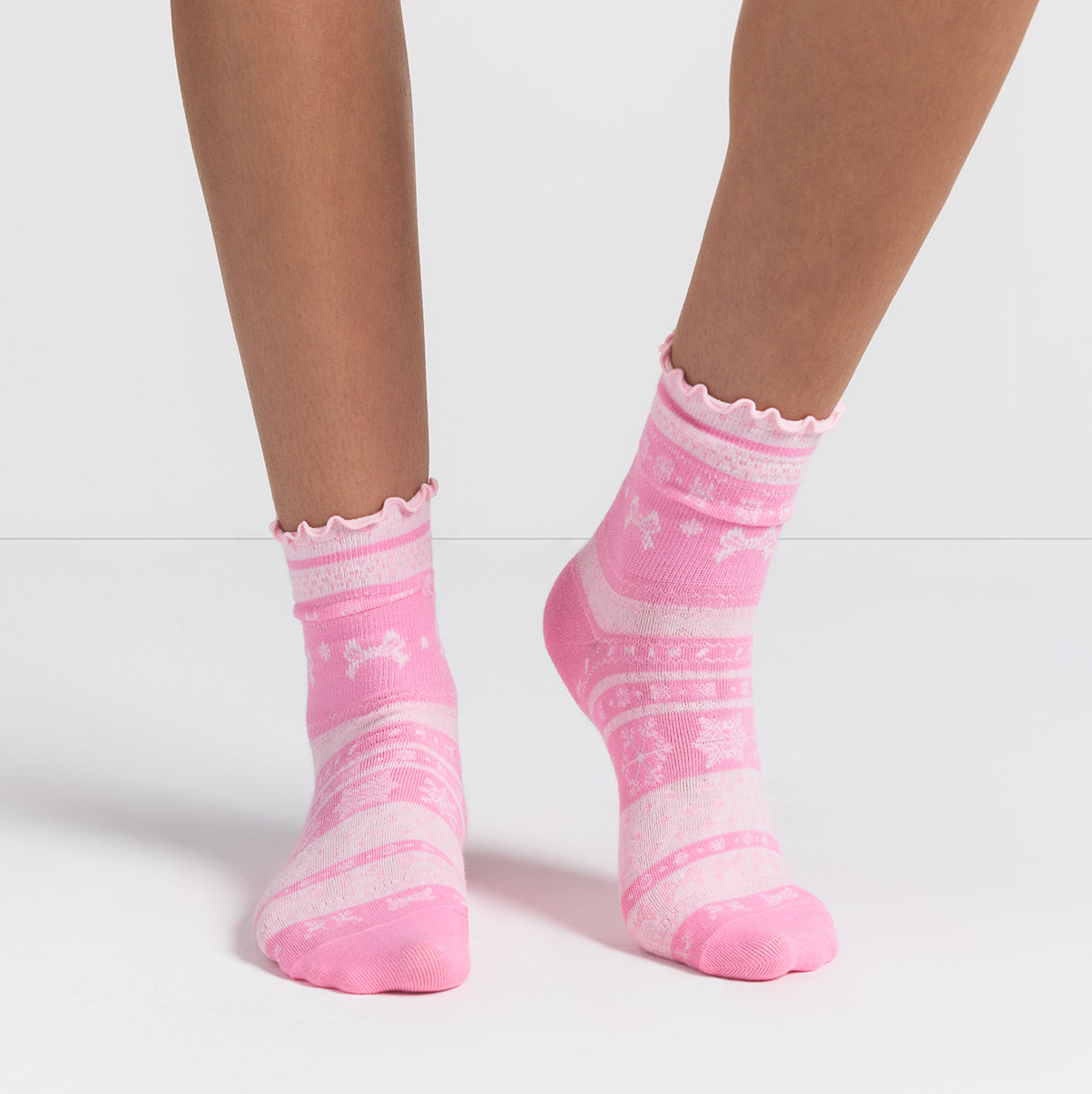 LETTUCE EDGE QUARTER CREW SOCK - Image 2