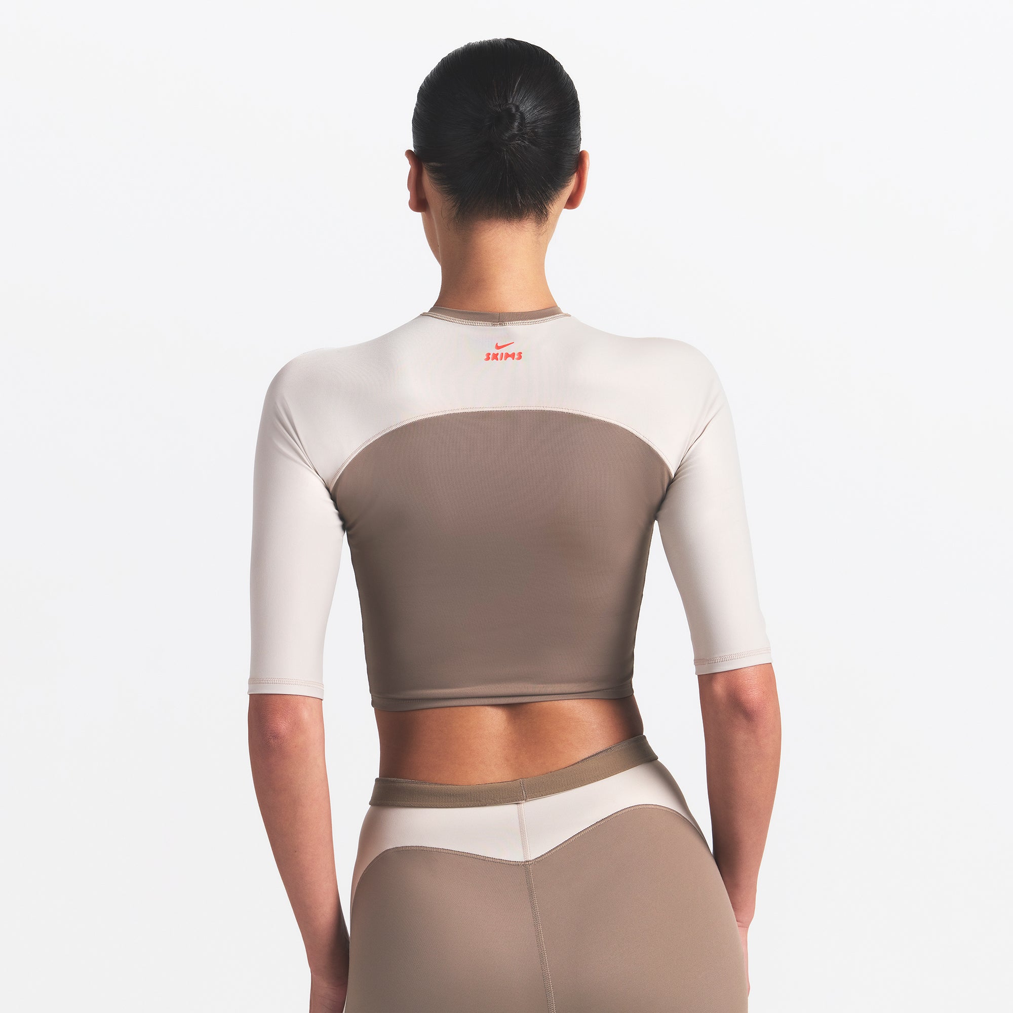 PADDED HALF SLEEVE CROP TOP - Image 4