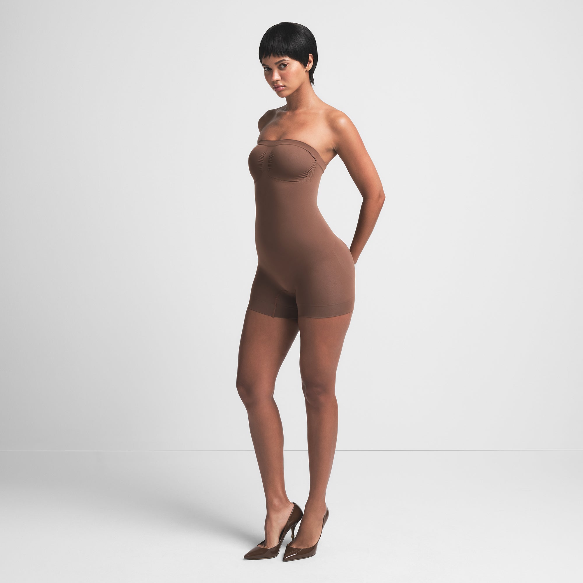 STRAPLESS SHORTIE BODYSUIT - Image 2