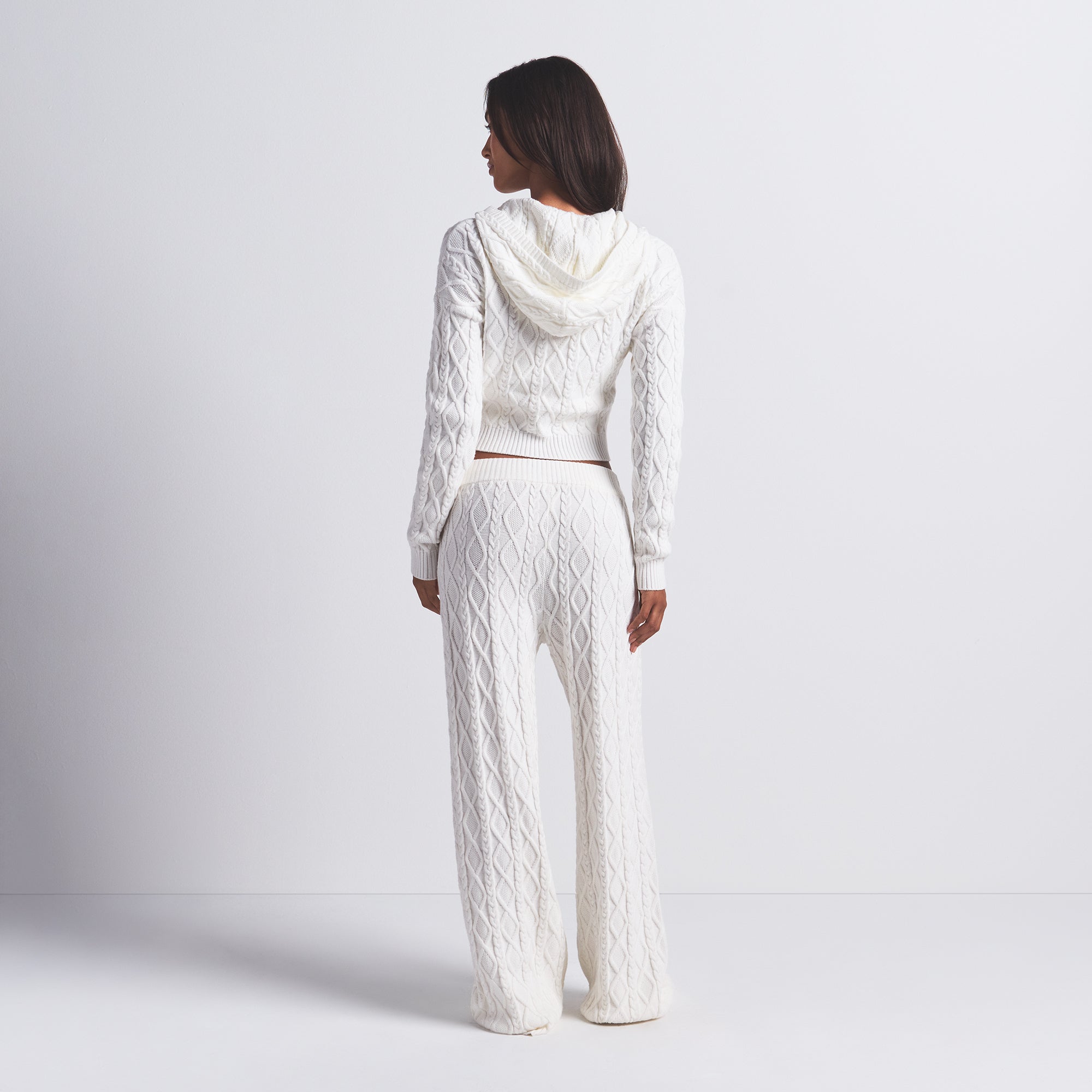 CABLE KNIT STRAIGHT LEG PANT - Image 3
