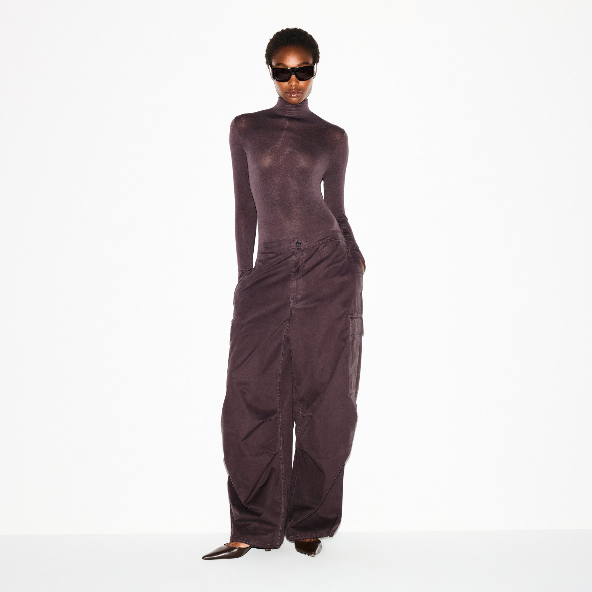 LONG SLEEVE TURTLENECK BODYSUIT - Image 3