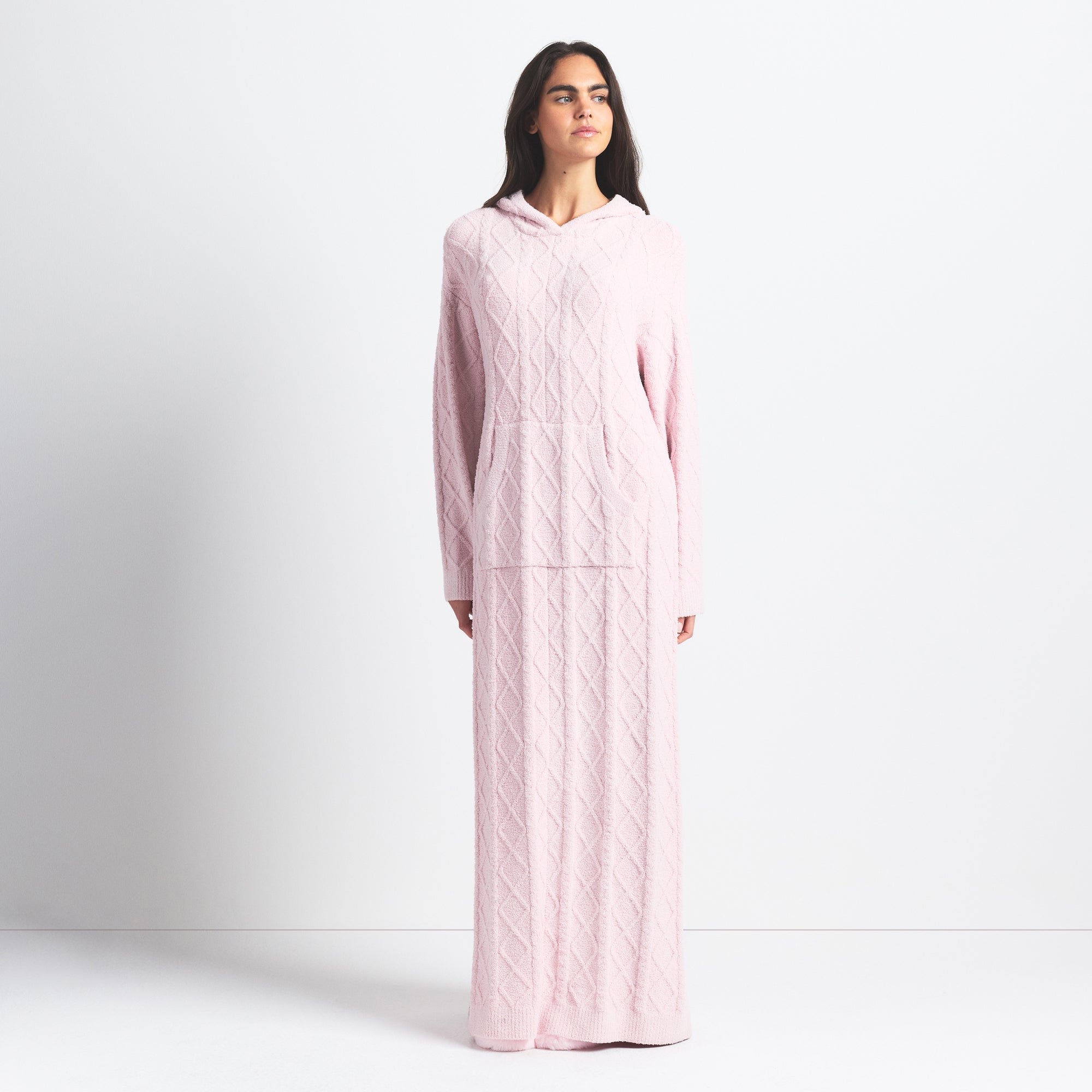OVERSIZED CABLEKNIT LONG DRESS - Image 3