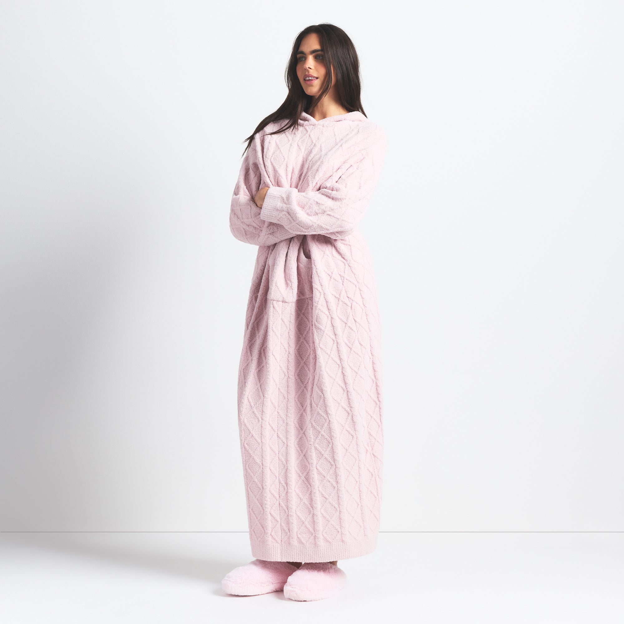 OVERSIZED CABLEKNIT LONG DRESS