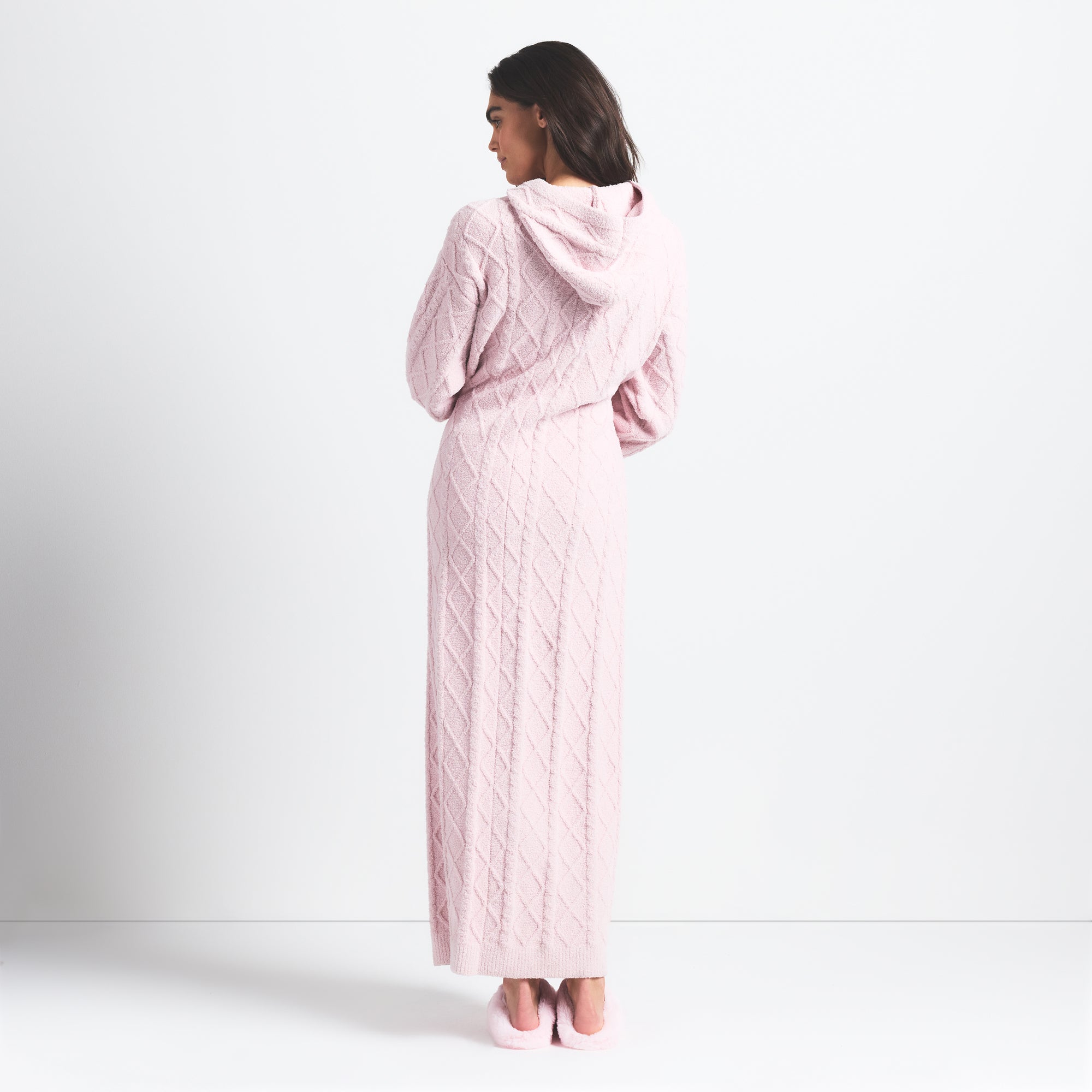 OVERSIZED CABLEKNIT LONG DRESS - Image 4
