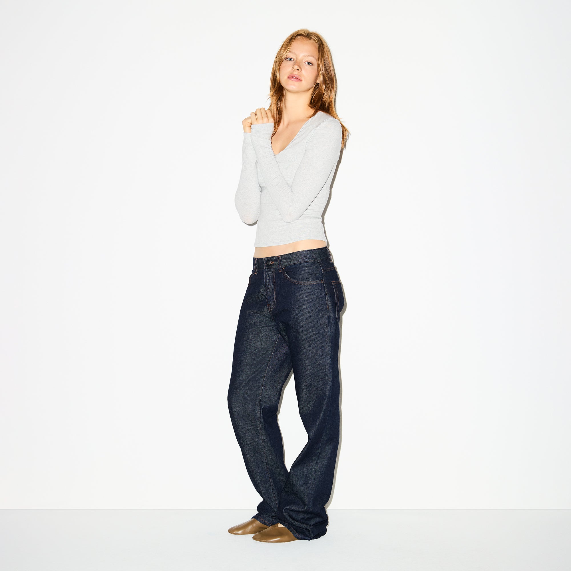 SHIRRED BUST LONG SLEEVE - Image 3