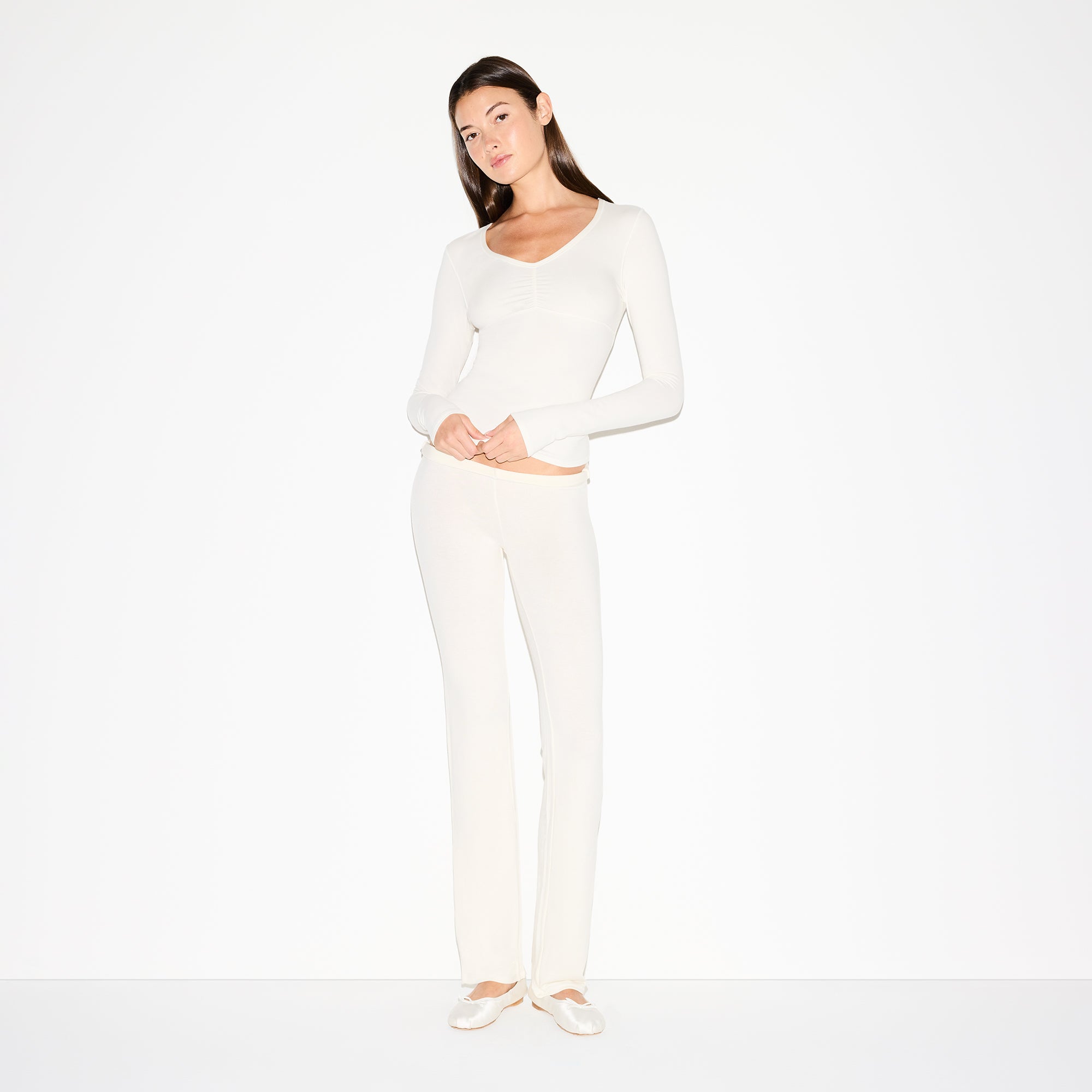 SHIRRED BUST LONG SLEEVE - Image 4