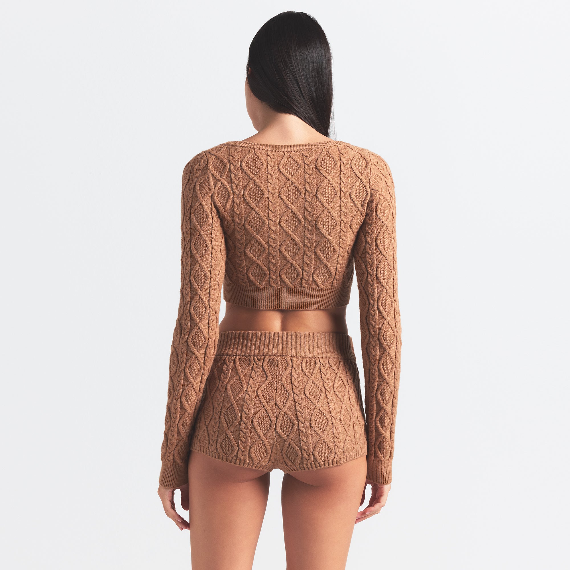 CABLEKNIT CROPPED CARDIGAN - Image 4
