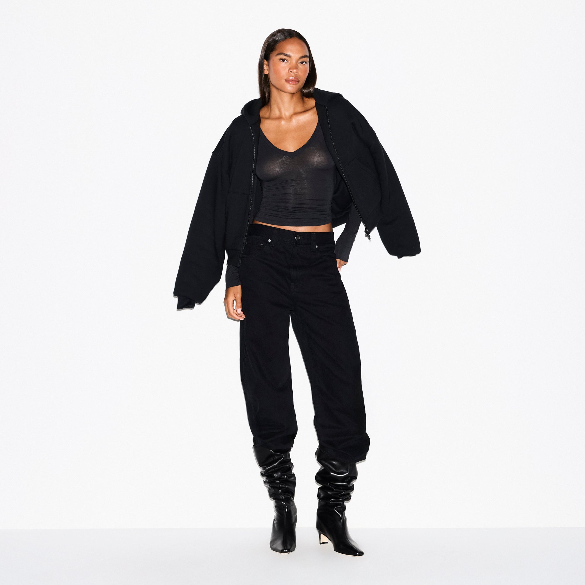 LONG SLEEVE V NECK - Image 4
