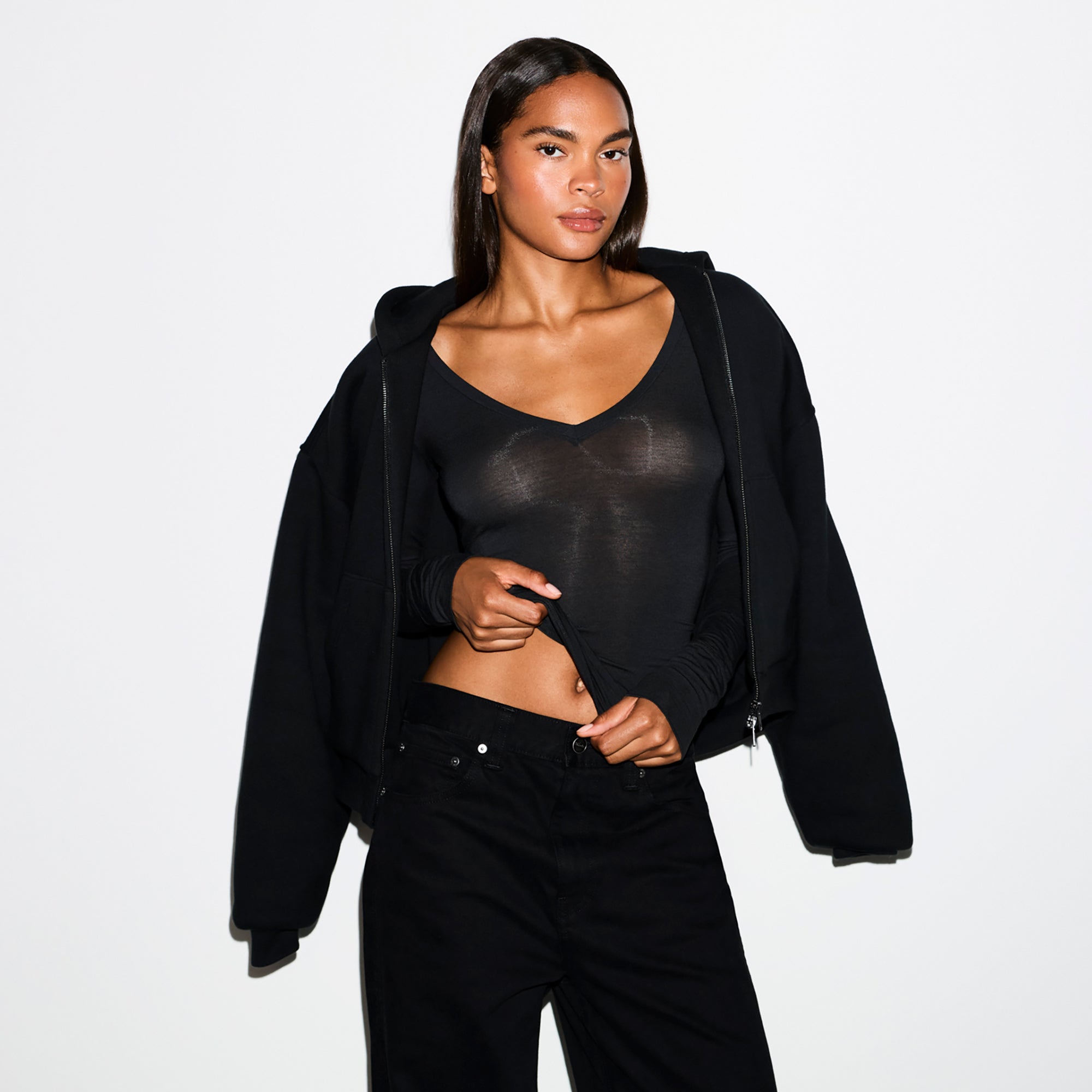 LONG SLEEVE V NECK - Image 5