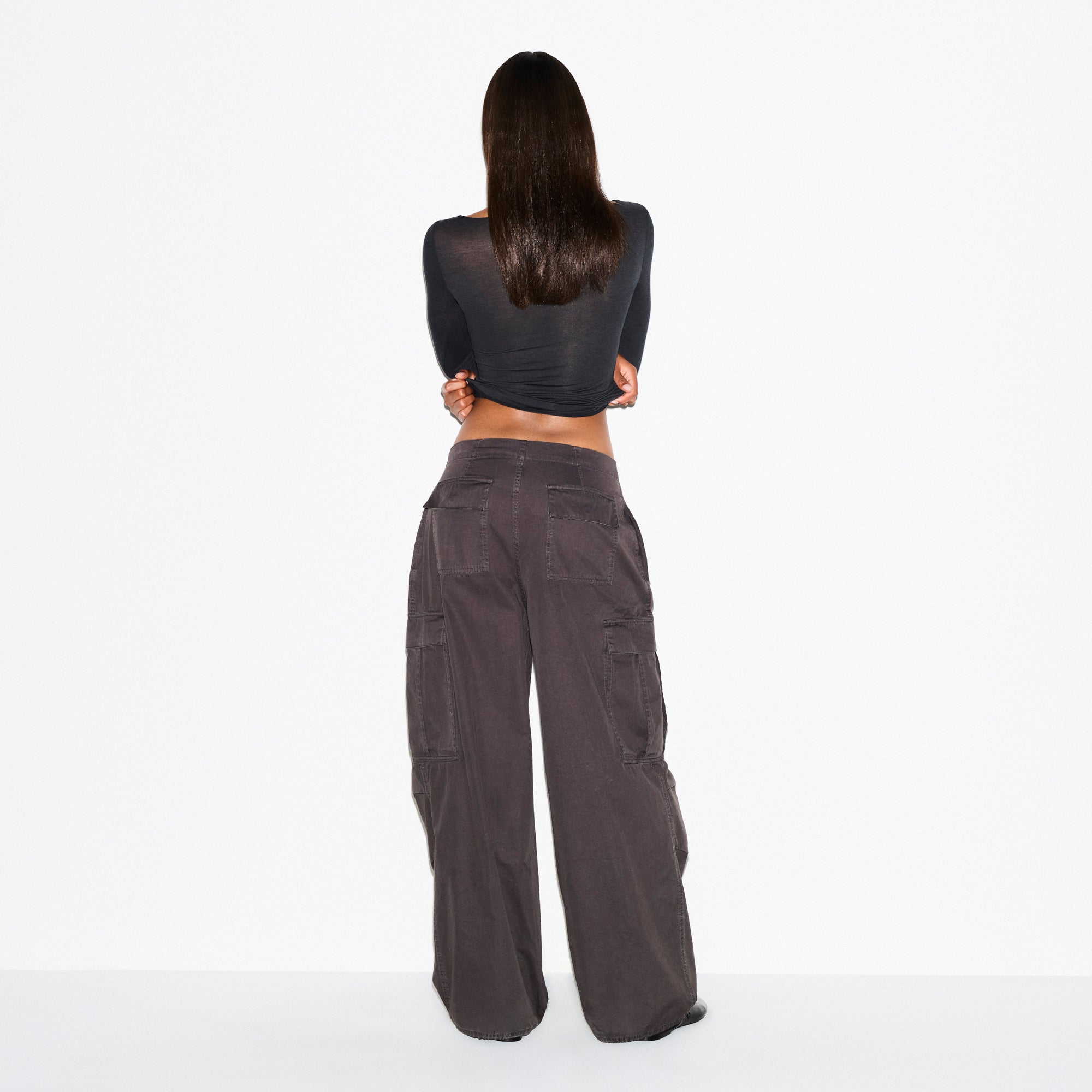 LONG SLEEVE BOATNECK TOP - Image 4