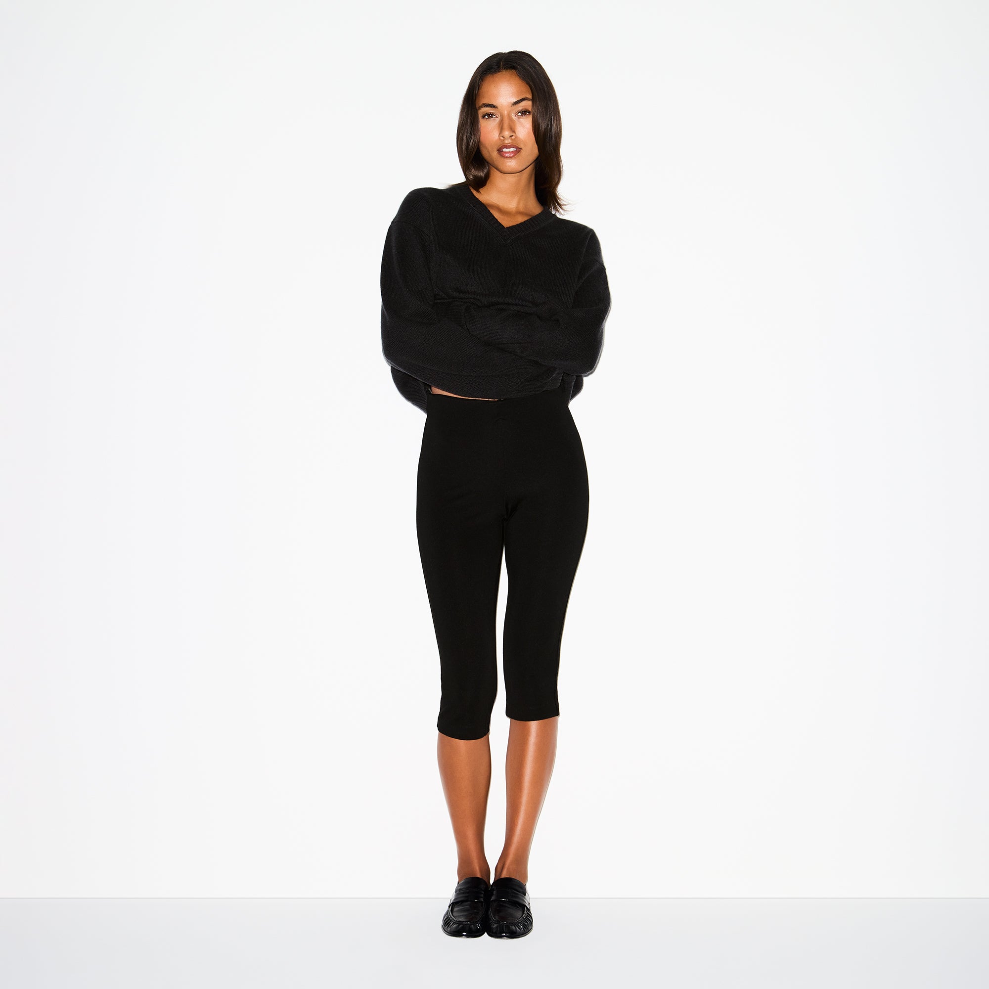 OVERSIZED V NECK SWEATER - Image 3