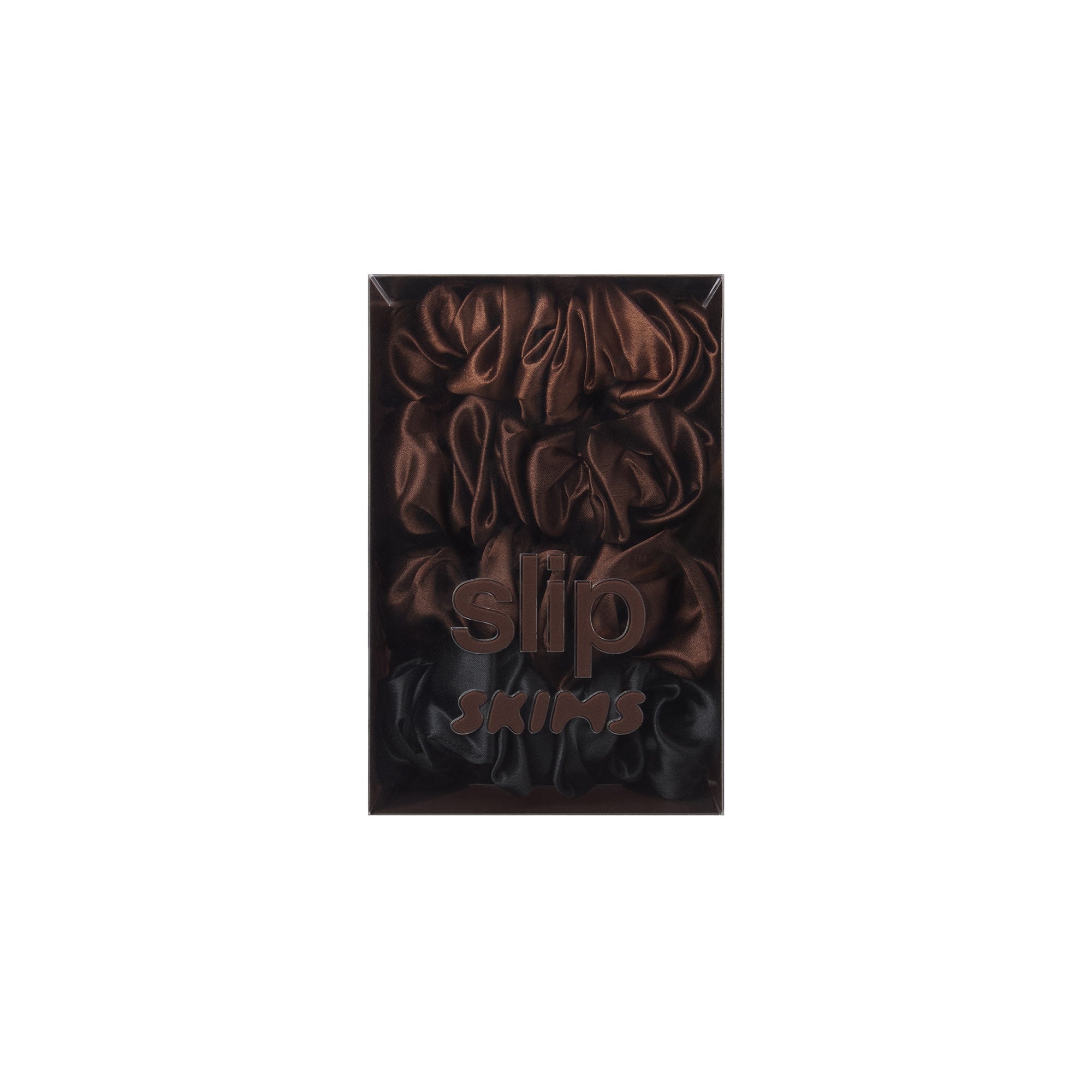 PURE SILK LARGE SCRUNCHIES 4-PACK