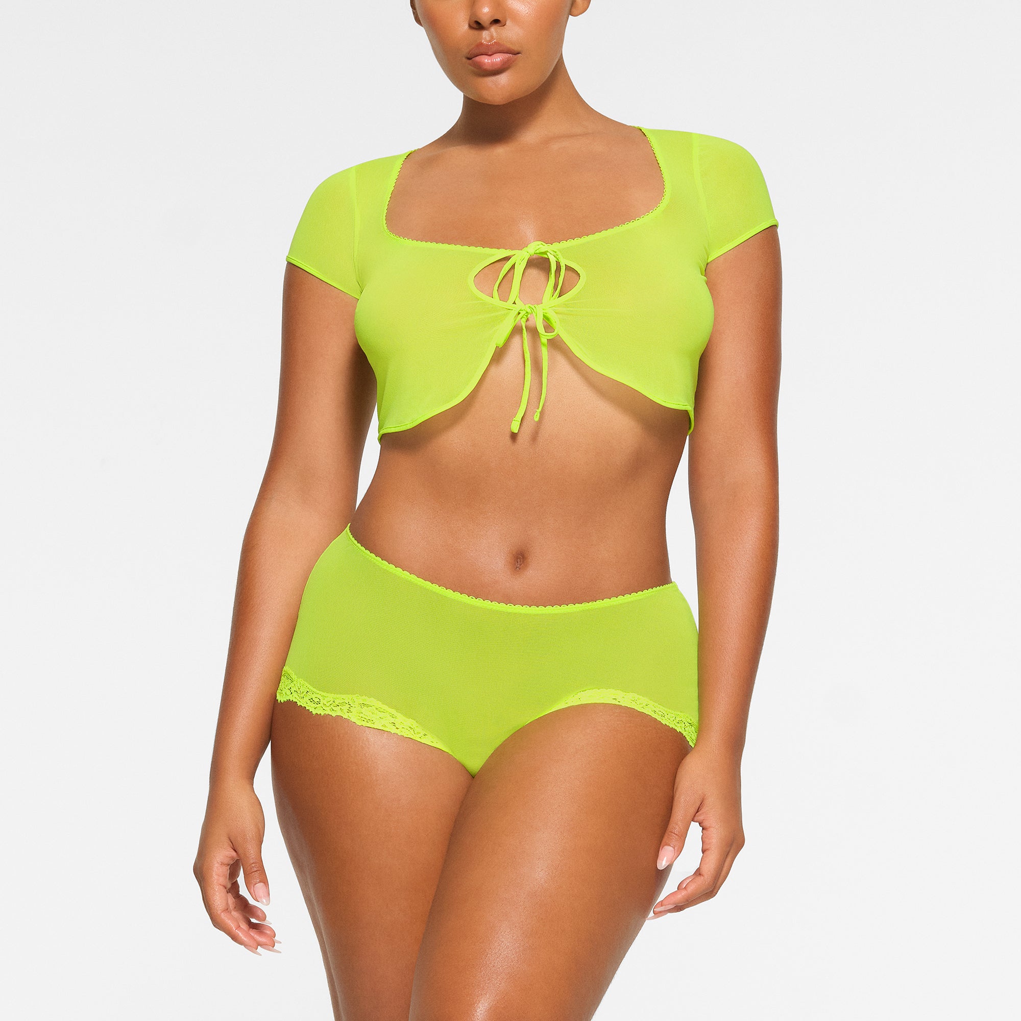 SUMMER MESH SUPER CROPPED TOP