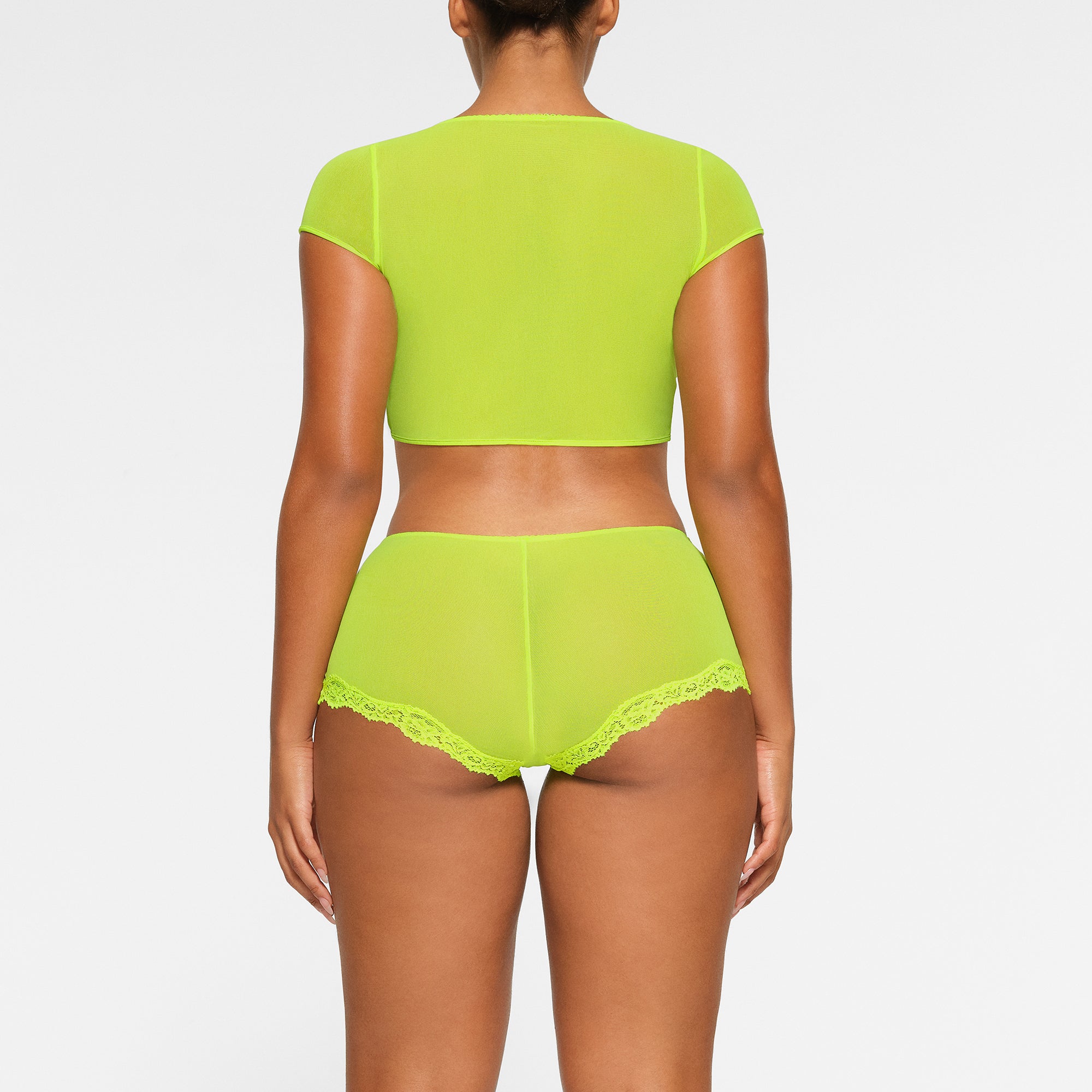 SUMMER MESH SUPER CROPPED TOP - Image 3