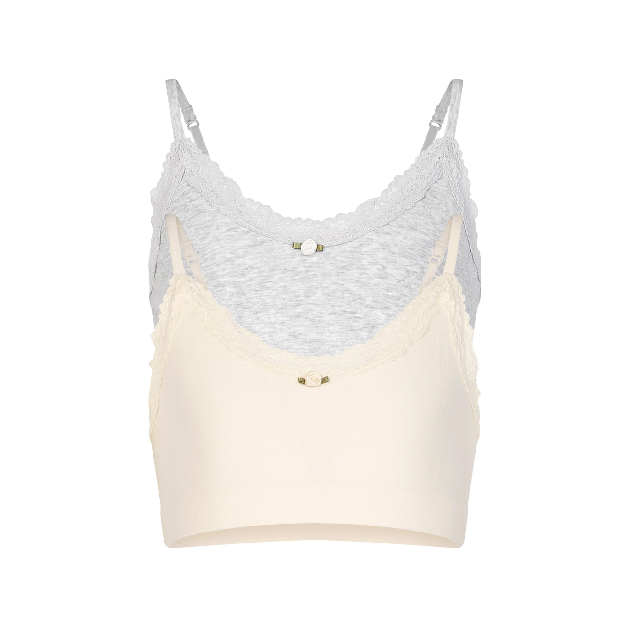 JUNIORS LACE SCOOP BRALETTE 2-PACK - Image 2