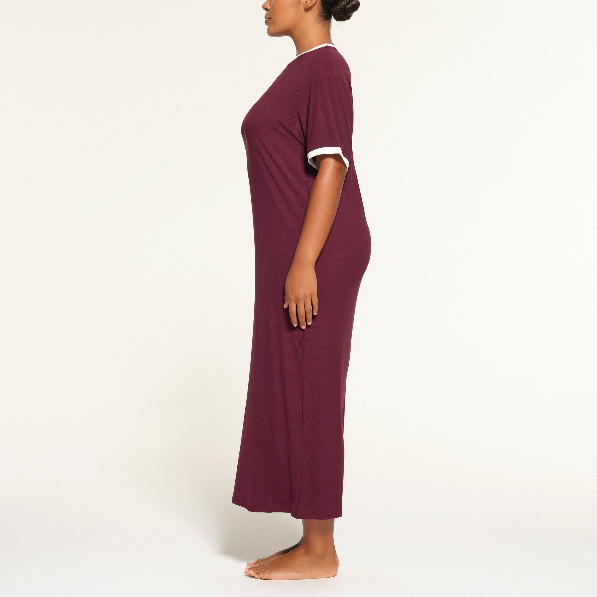 RINGER T-SHIRT LONG DRESS - Image 2