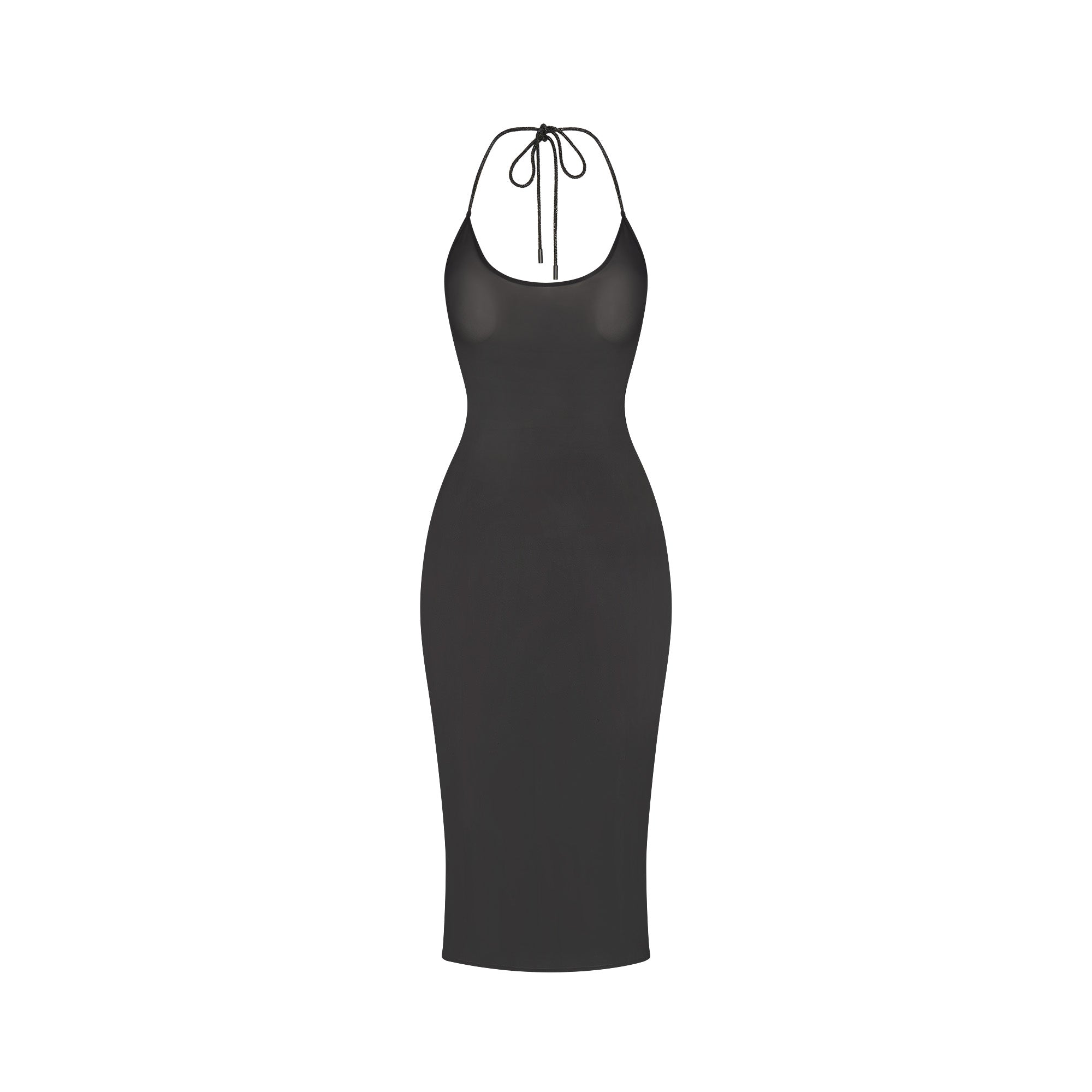 HALTER MIDI SLIP DRESS - Image 5