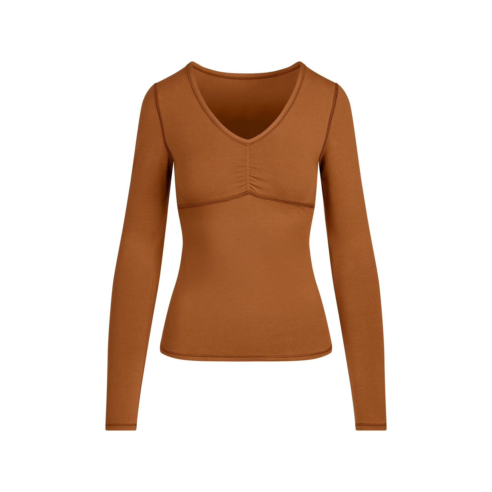 SHIRRED BUST LONG SLEEVE - Image 6