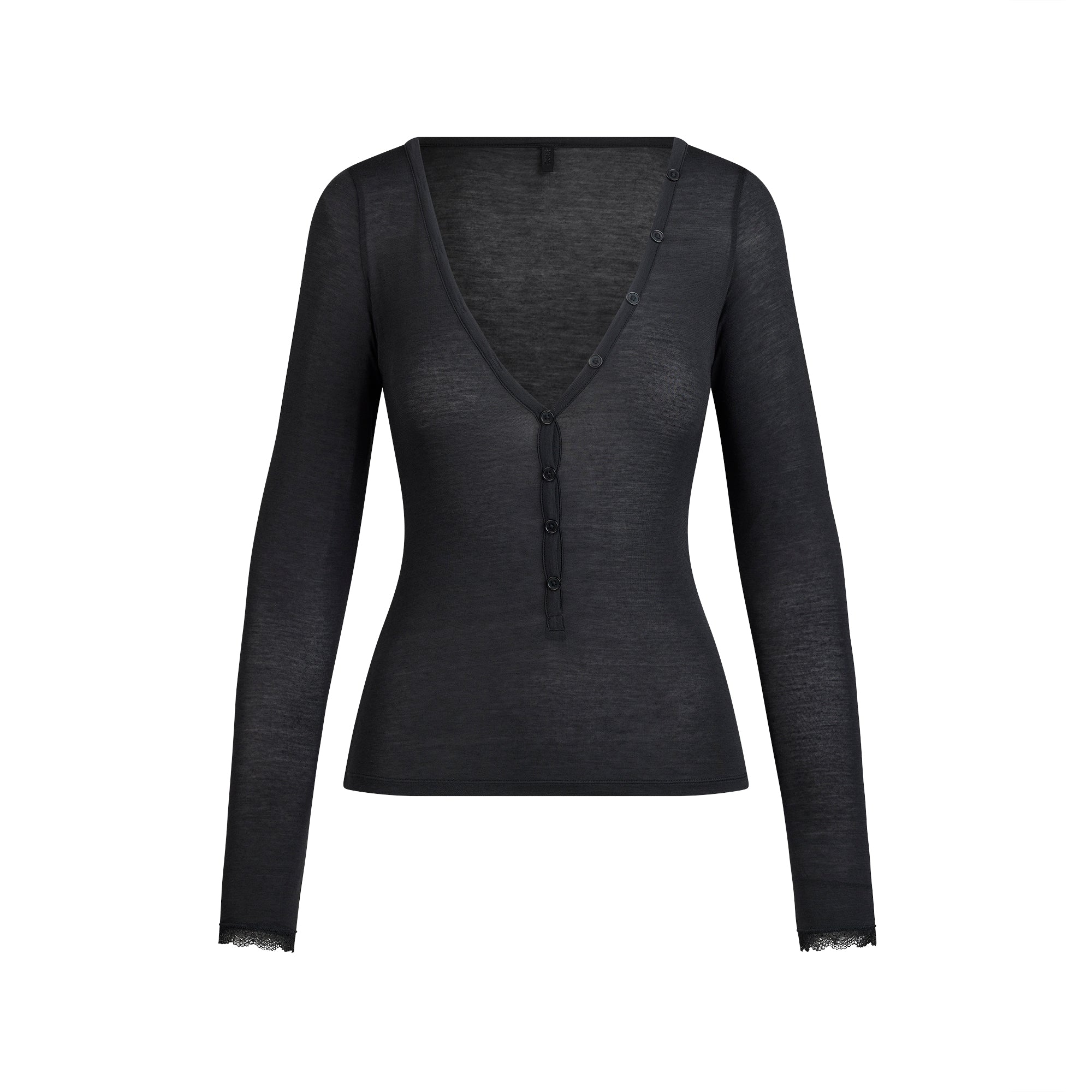 LONG SLEEVE HENLEY - Image 6