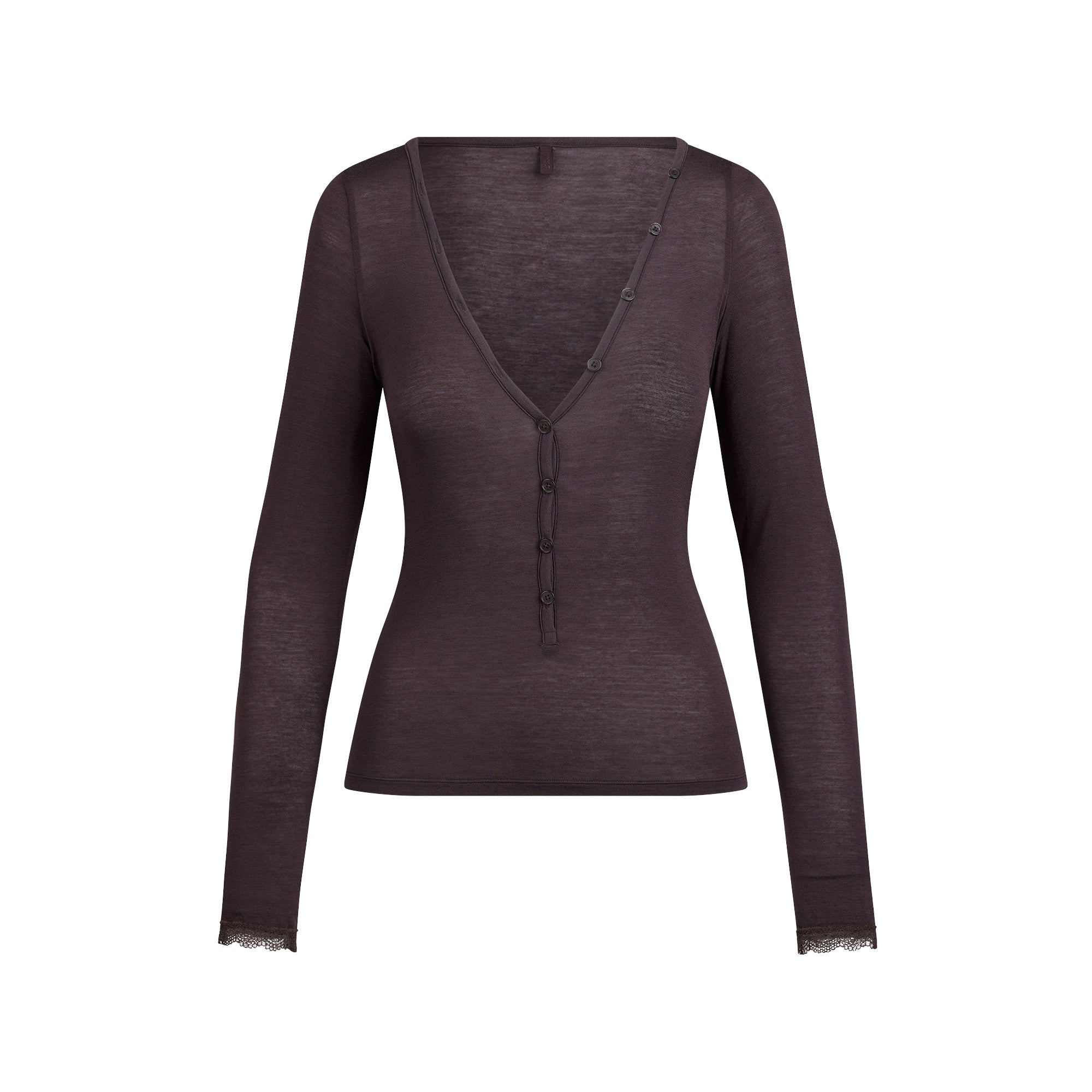 LONG SLEEVE HENLEY - Image 5