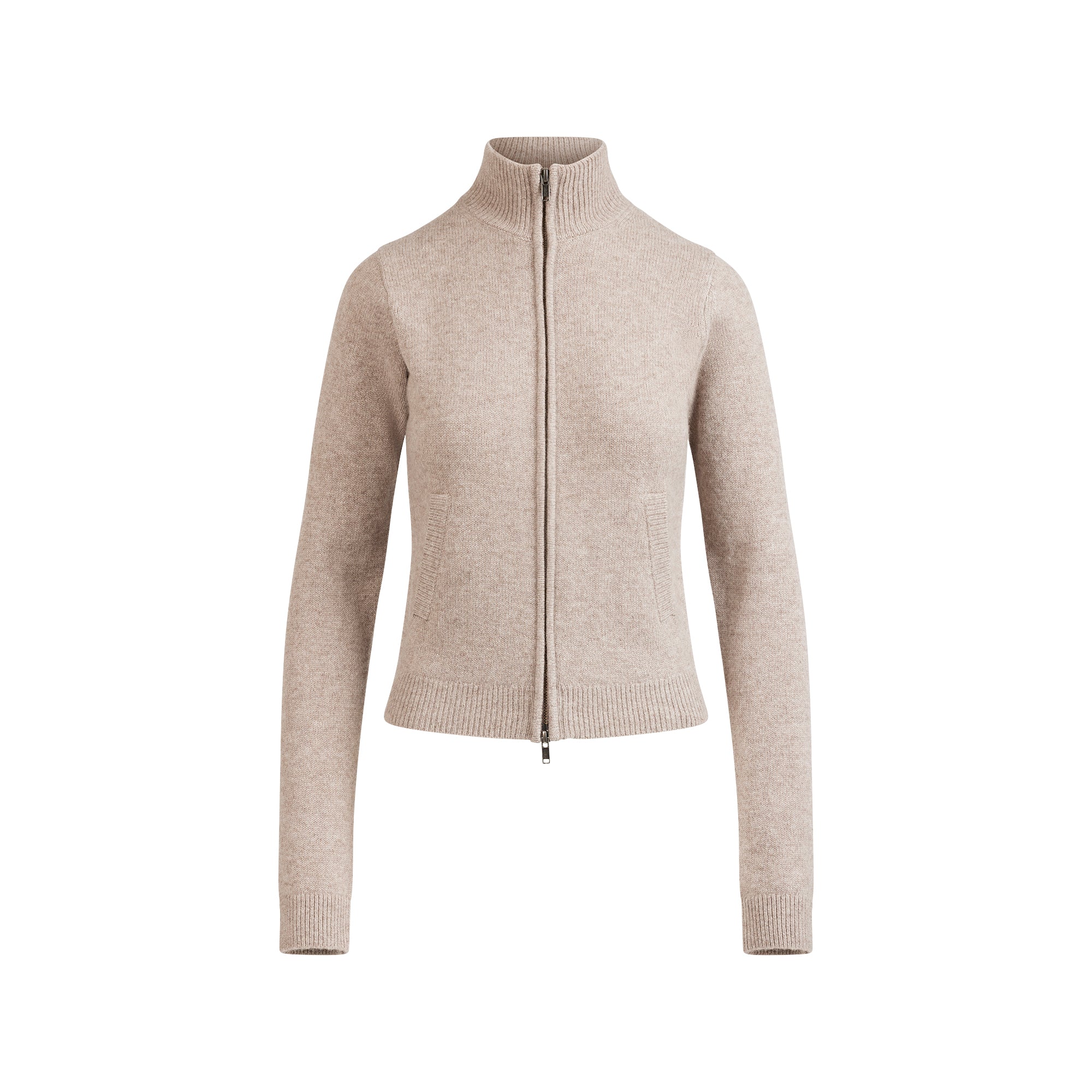ZIP UP MOCK NECK SWEATER - Image 8