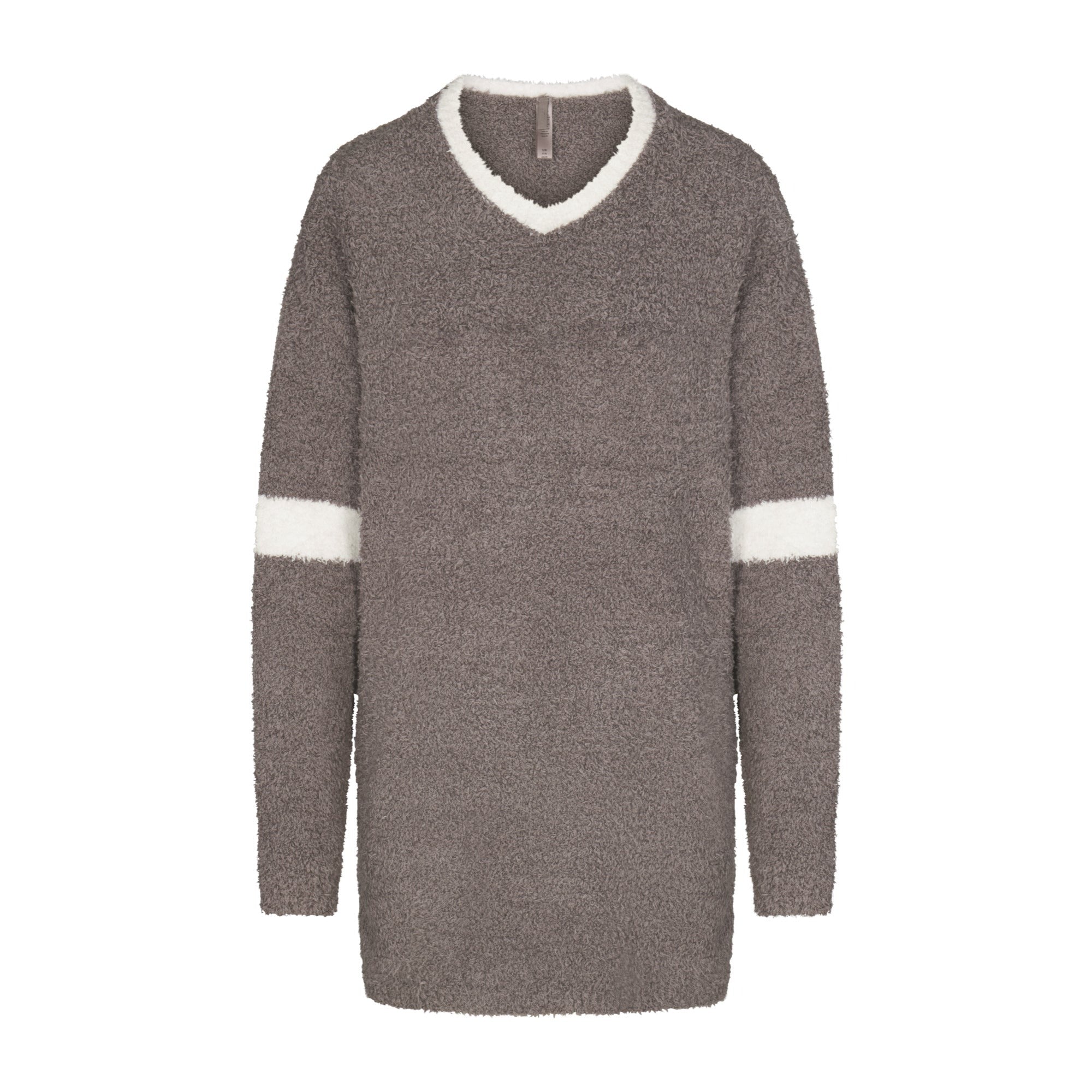 KNIT V NECK MINI DRESS - Image 5