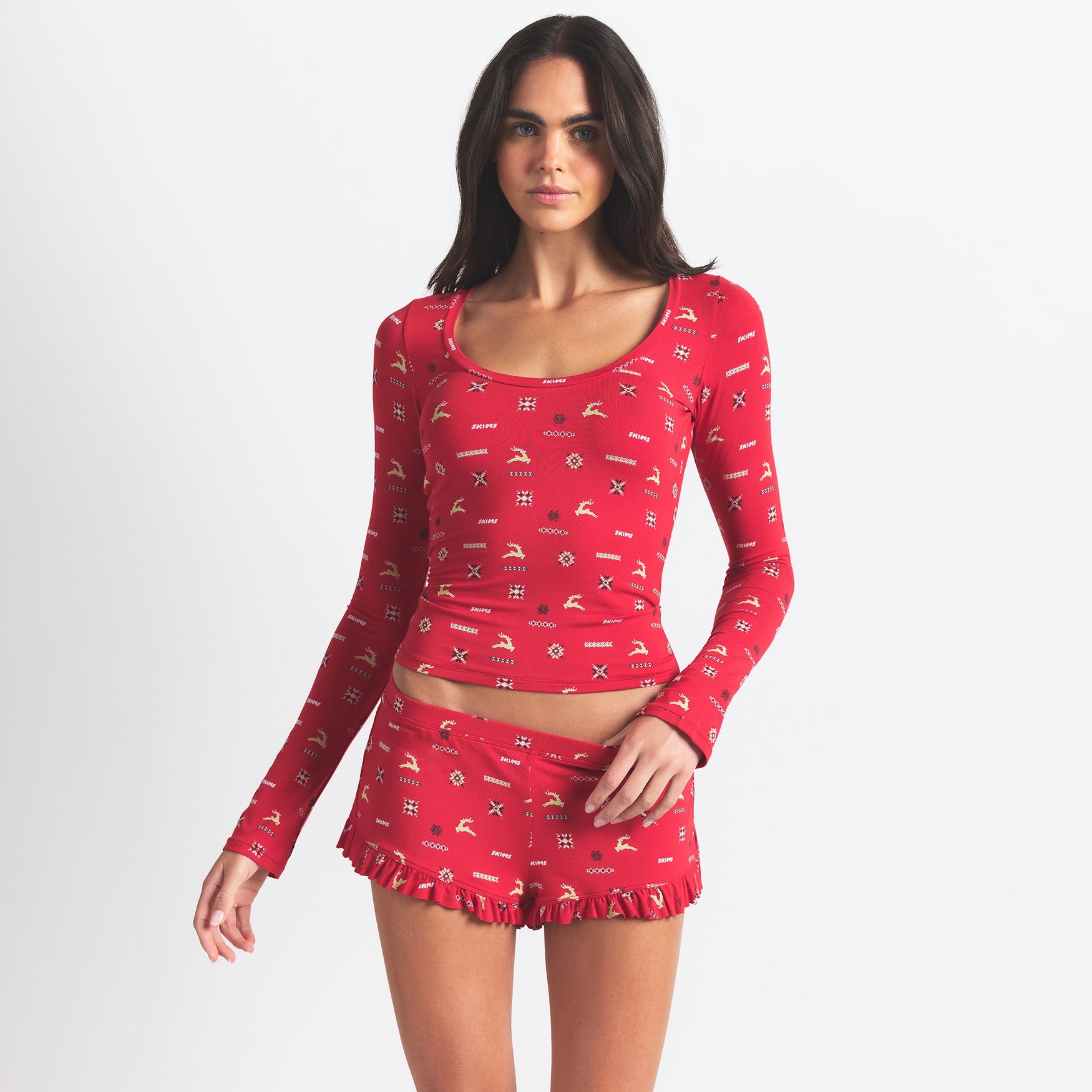 SCOOP NECK SLEEP SET - Image 2