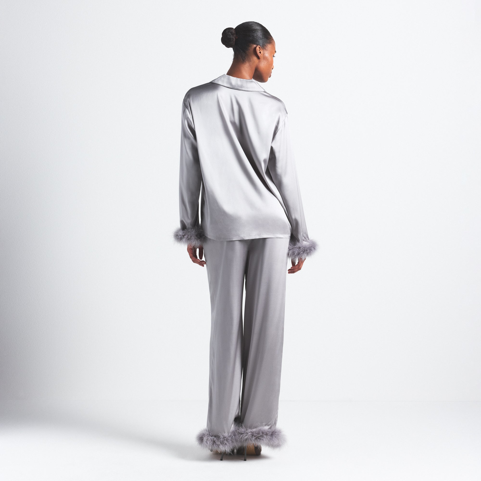 FEATHER TRIM LONG SET - Image 5