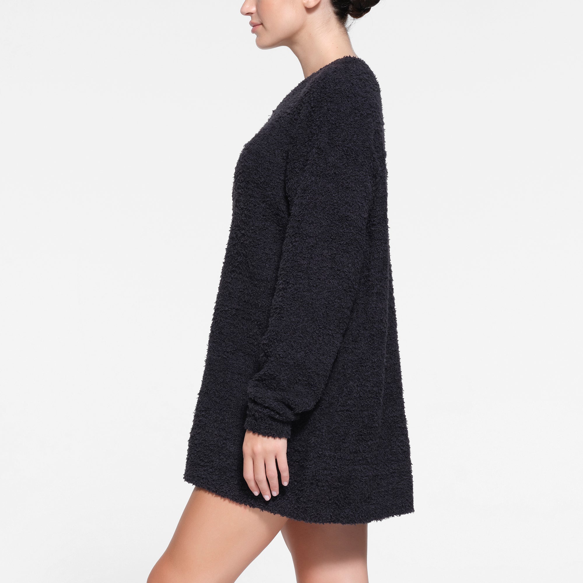 KNIT V NECK MINI DRESS - Image 2