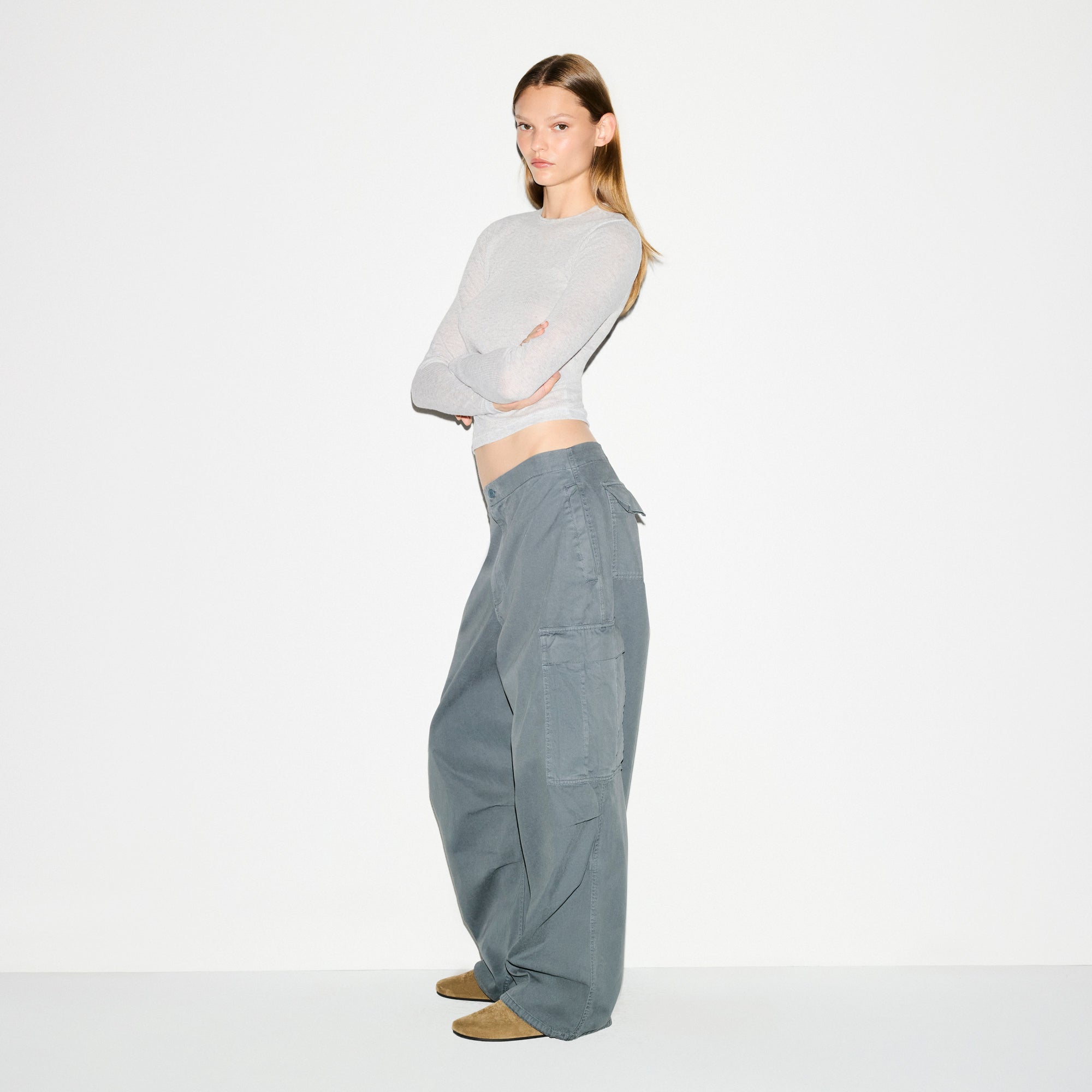 WOVEN OVERSIZED CARGO PANT