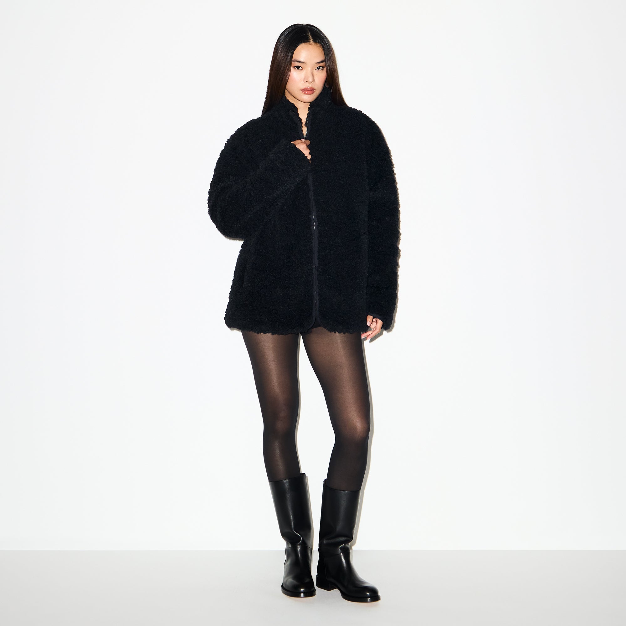 OVERSIZED MOCK NECK JACKET - Image 6