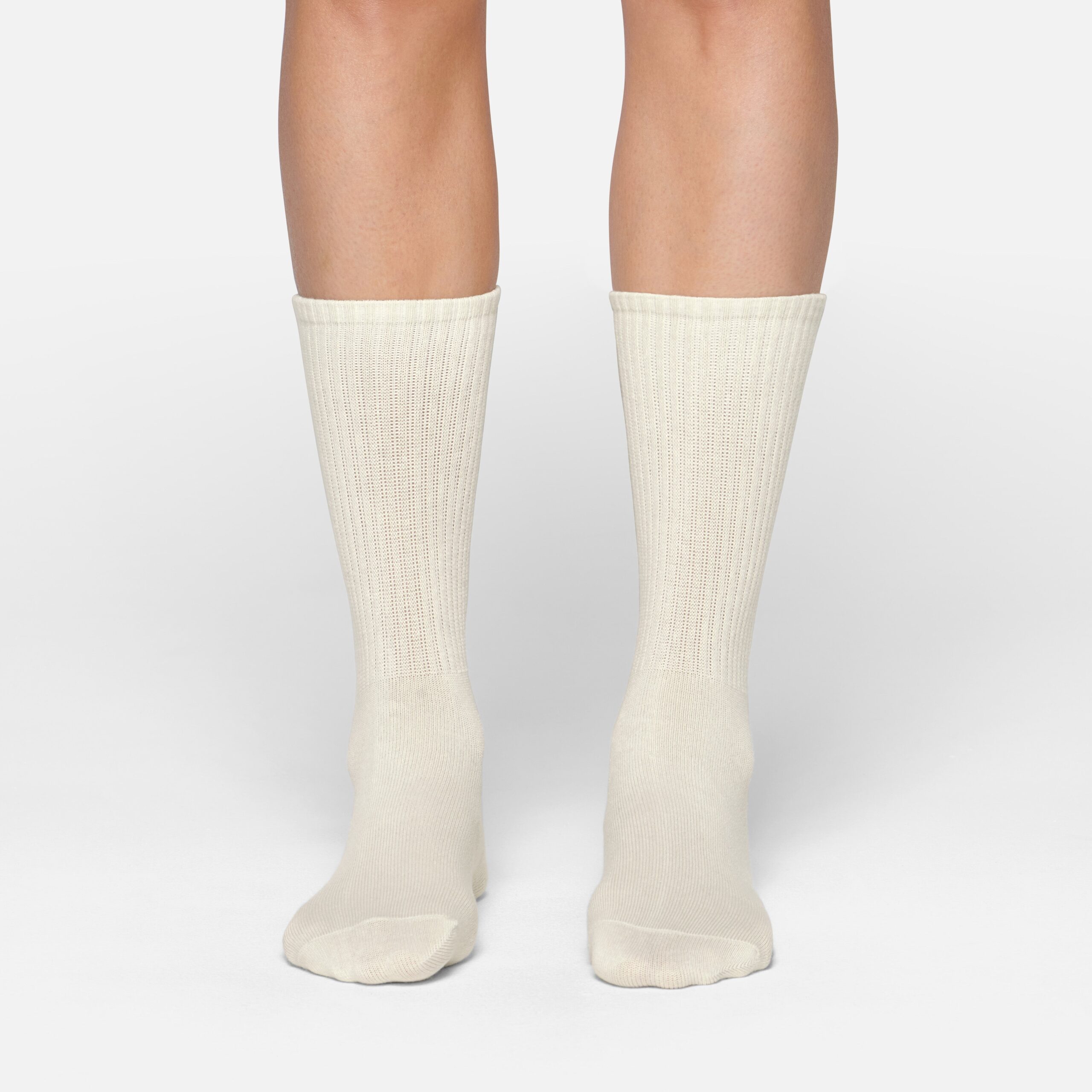 RIBBED CREW SOCK